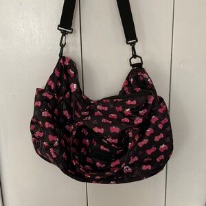 Hello Kitty large tote Black and Pink Bag
